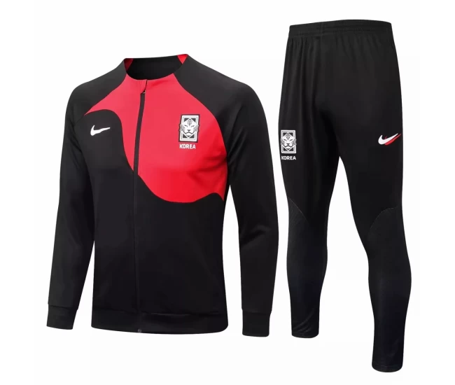 South Korea National Team Black Training Presentation Soccer Tracksuit 2022-23